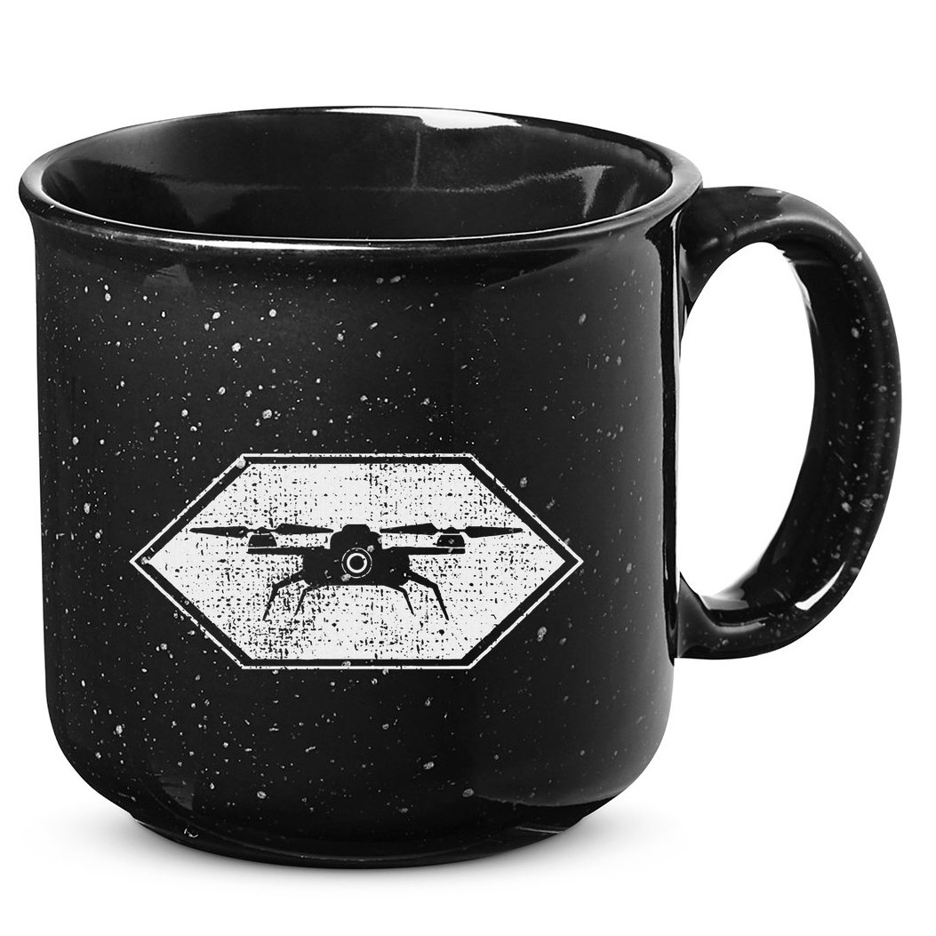 Drone Quadcopter Pilot Rc Fpv Gift 15oz Campfire Ceramic Mug