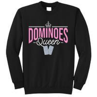 Dominoes Queen Play Domino Mexican Domino Sweatshirt