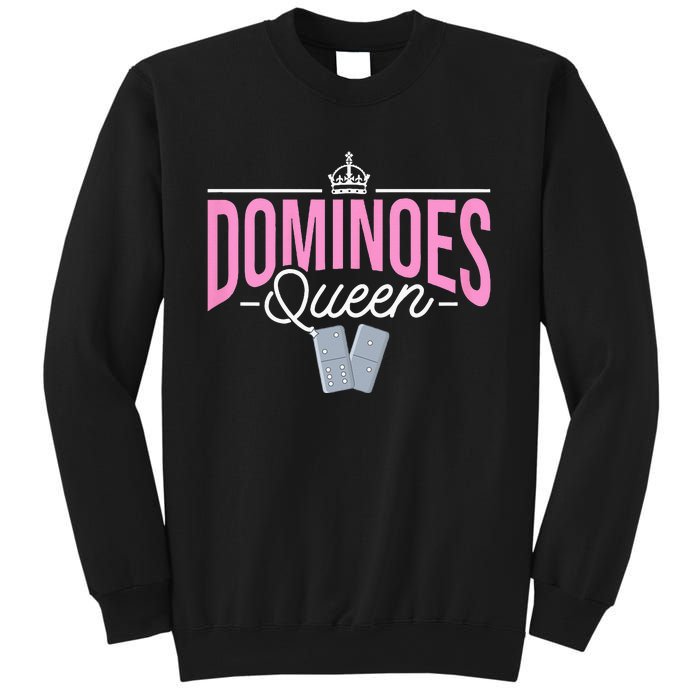 Dominoes Queen Play Domino Mexican Domino Sweatshirt