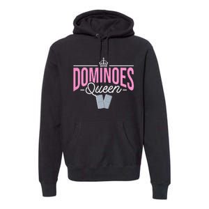 Dominoes Queen Play Domino Mexican Domino Premium Hoodie