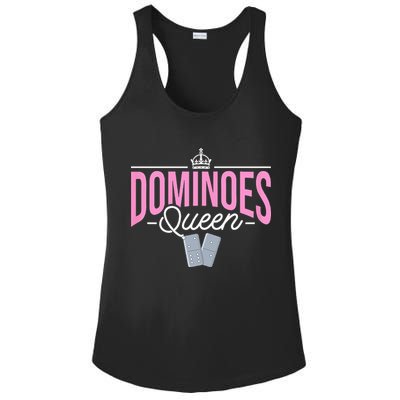 Dominoes Queen Play Domino Mexican Domino Ladies PosiCharge Competitor Racerback Tank
