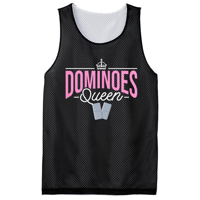 Dominoes Queen Play Domino Mexican Domino Mesh Reversible Basketball Jersey Tank