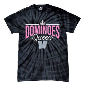 Dominoes Queen Play Domino Mexican Domino Tie-Dye T-Shirt