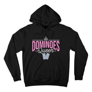 Dominoes Queen Play Domino Mexican Domino Tall Hoodie