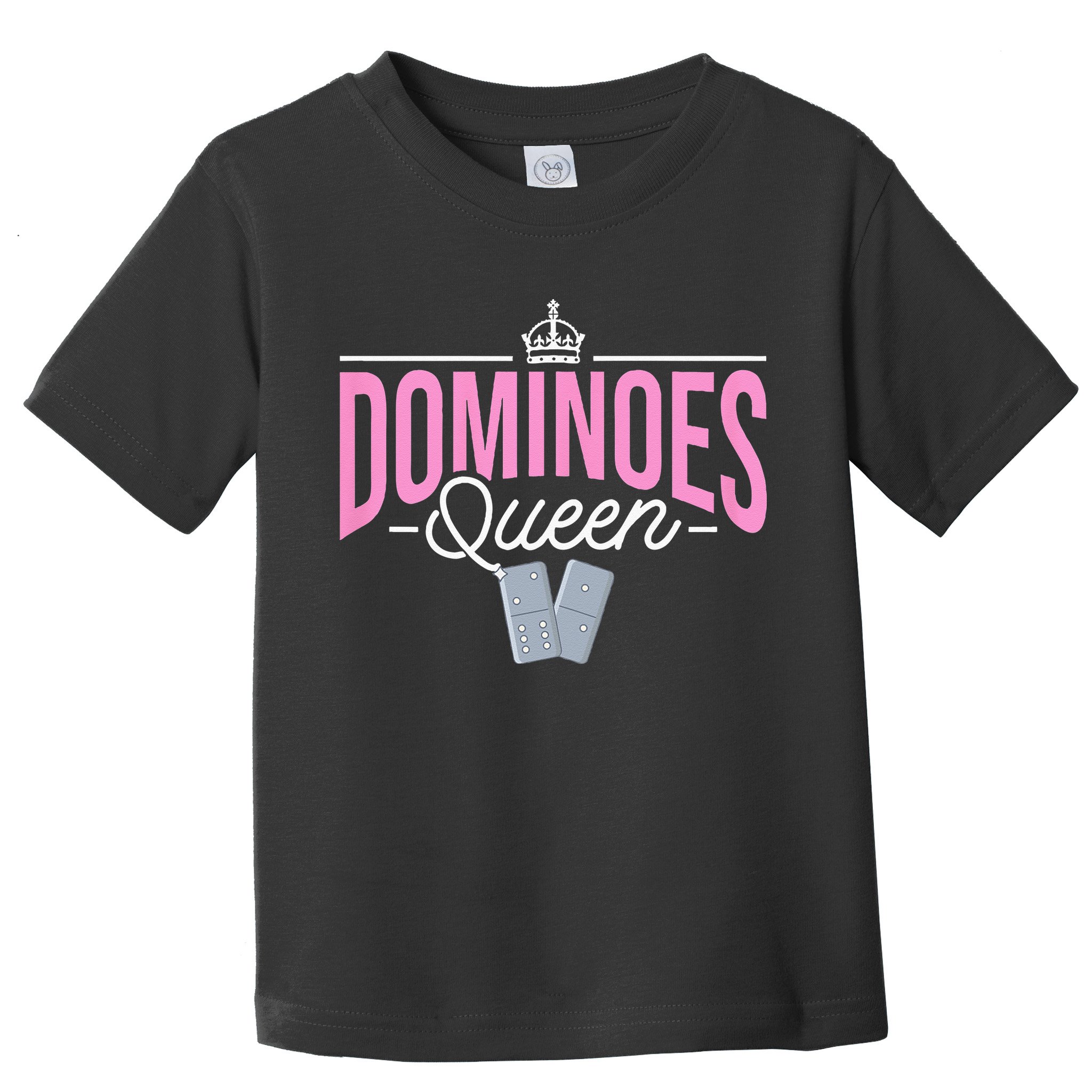 Dominoes Queen Play Domino Mexican Domino Toddler T-Shirt