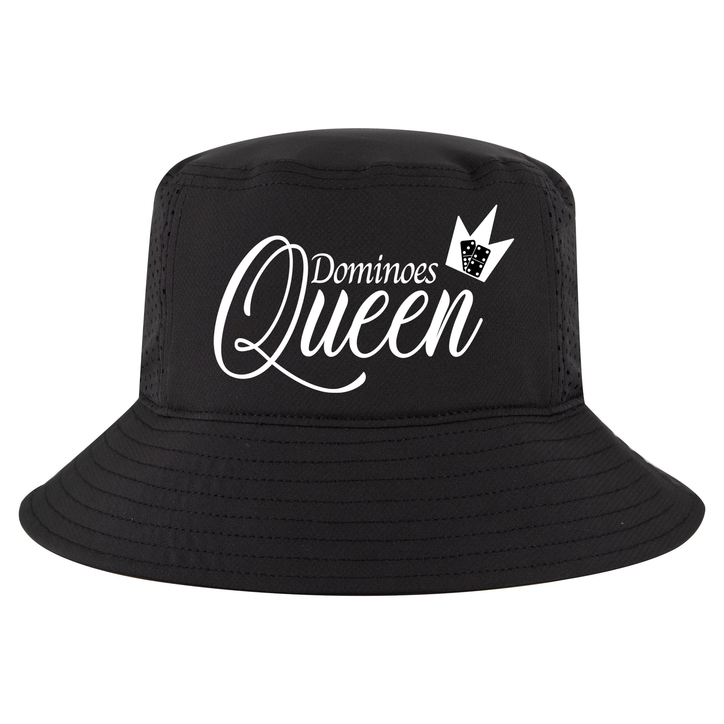 Dominoes Queen Play Domino Mexican Domino Cool Comfort Performance Bucket Hat