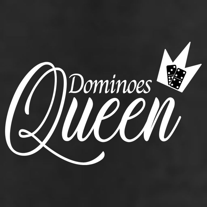 Dominoes Queen Play Domino Mexican Domino 7 Panel Mesh Trucker Snapback Hat