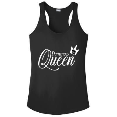 Dominoes Queen Play Domino Mexican Domino Ladies PosiCharge Competitor Racerback Tank