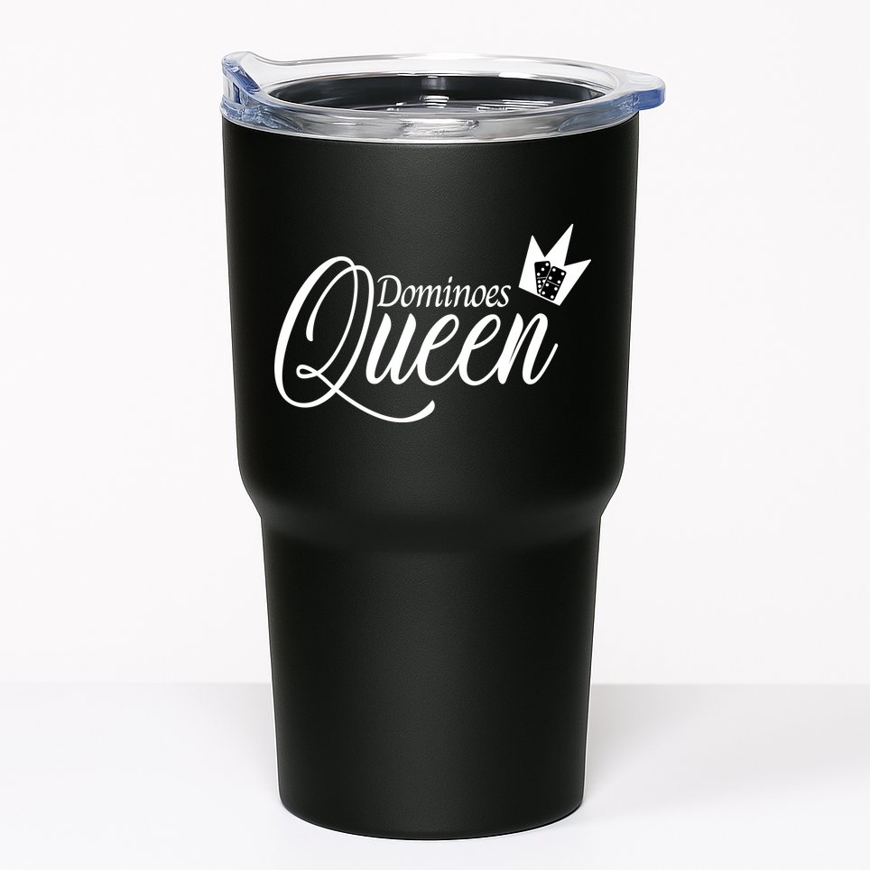 Dominoes Queen Play Domino Mexican Domino Tumbler