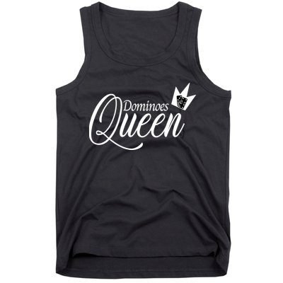 Dominoes Queen Play Domino Mexican Domino Tank Top