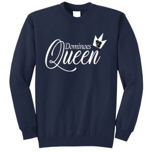 Dominoes Queen Play Domino Mexican Domino Tall Sweatshirt