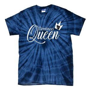 Dominoes Queen Play Domino Mexican Domino Tie-Dye T-Shirt