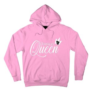 Dominoes Queen Play Domino Mexican Domino Hoodie