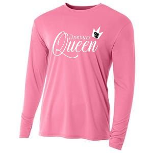 Dominoes Queen Play Domino Mexican Domino Cooling Performance Long Sleeve Crew