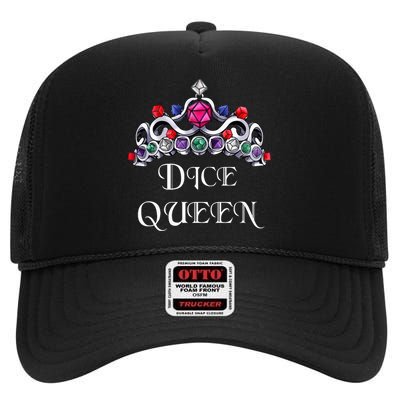 Dice Queen Role-playing High Crown Mesh Back Trucker Hat