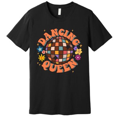 Dancing Queen Retro Bridesmaids 70’s Disco Bachelorette Premium T-Shirt