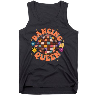 Dancing Queen Retro Bridesmaids 70’s Disco Bachelorette Tank Top