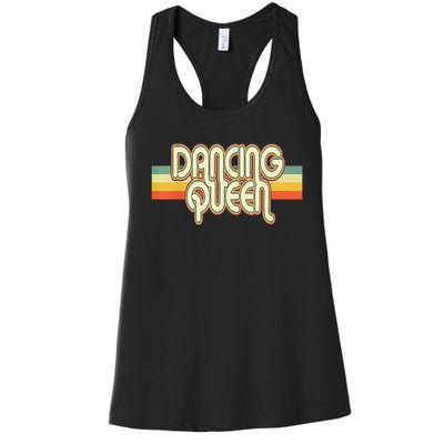 Dancing Queen Roller Disco Outfit 70s Costume For Women Women's Racerback Tank