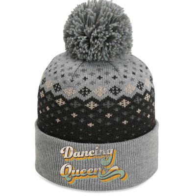 Dancing Queen Retro 1970s Vintage Gift The Baniff Cuffed Pom Beanie