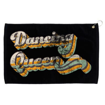 Dancing Queen Retro 1970s Vintage Gift Grommeted Golf Towel