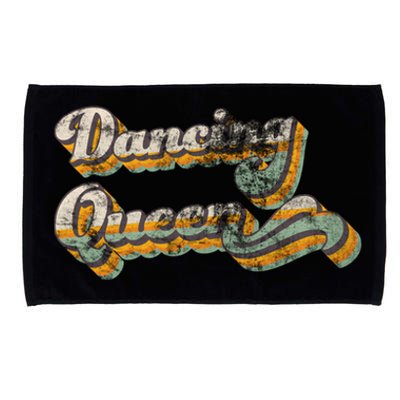 Dancing Queen Retro 1970s Vintage Gift Microfiber Hand Towel