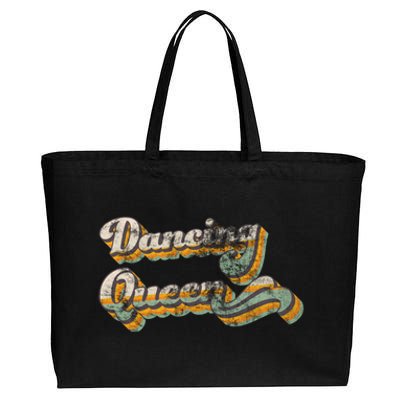 Dancing Queen Retro 1970s Vintage Gift Cotton Canvas Jumbo Tote