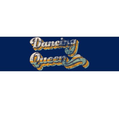 Dancing Queen Retro 1970s Vintage Gift Bumper Sticker