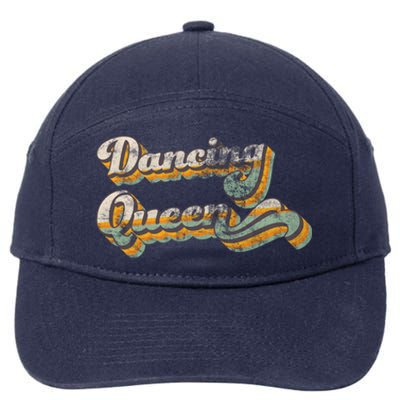 Dancing Queen Retro 1970s Vintage Gift 7-Panel Snapback Hat