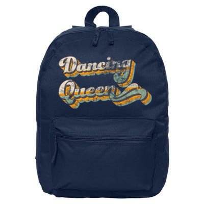 Dancing Queen Retro 1970s Vintage Gift 16 in Basic Backpack