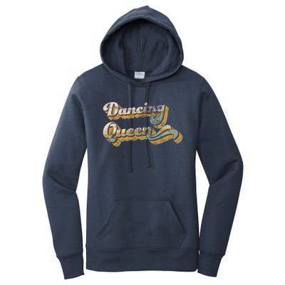 Dancing Queen Retro 1970s Vintage Gift Women's Pullover Hoodie