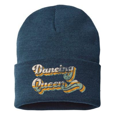 Dancing Queen Retro 1970s Vintage Gift Sustainable Knit Beanie