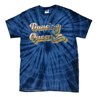 Dancing Queen Retro 1970s Vintage Gift Tie-Dye T-Shirt