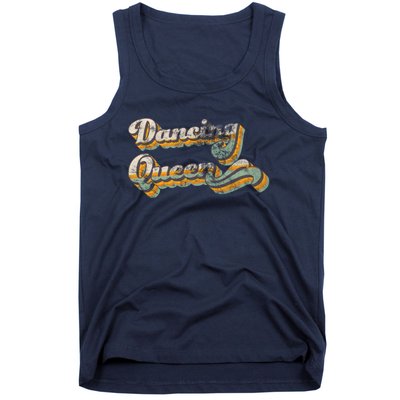 Dancing Queen Retro 1970s Vintage Gift Tank Top