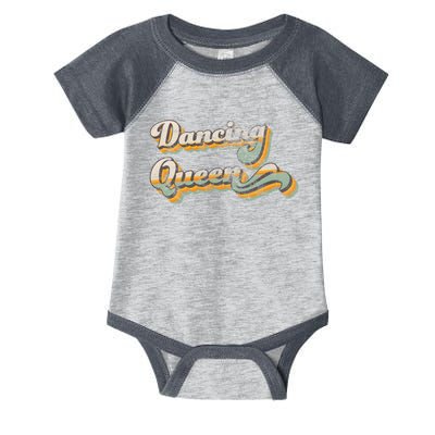 Dancing Queen Retro 1970s Vintage Gift Infant Baby Jersey Bodysuit