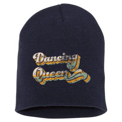 Dancing Queen Retro 1970s Vintage Gift Short Acrylic Beanie