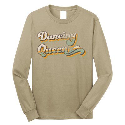 Dancing Queen Retro 1970s Vintage Gift Long Sleeve Shirt