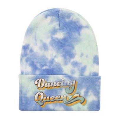 Dancing Queen Retro 1970s Vintage Gift Tie Dye 12in Knit Beanie