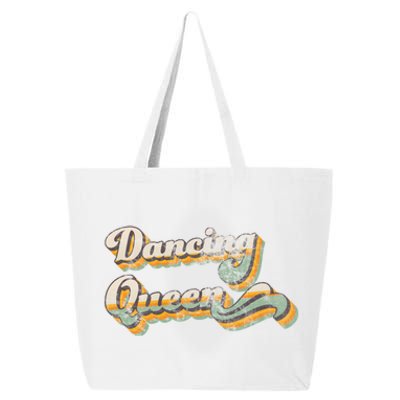 Dancing Queen Retro 1970s Vintage Gift 25L Jumbo Tote