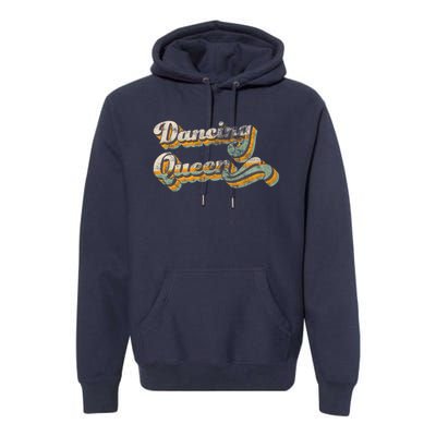 Dancing Queen Retro 1970s Vintage Gift Premium Hoodie