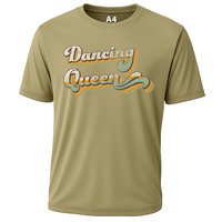 Dancing Queen Retro 1970s Vintage Gift Cooling Performance Crew T-Shirt