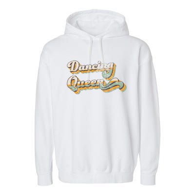 Dancing Queen Retro 1970s Vintage Gift Garment-Dyed Fleece Hoodie