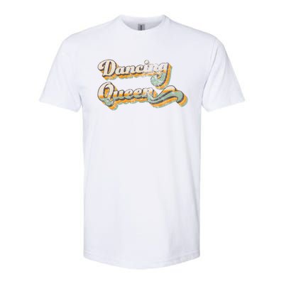 Dancing Queen Retro 1970s Vintage Gift Softstyle CVC T-Shirt