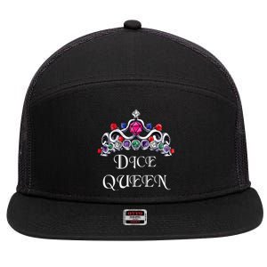 Dice Queen Role-playing 7 Panel Mesh Trucker Snapback Hat