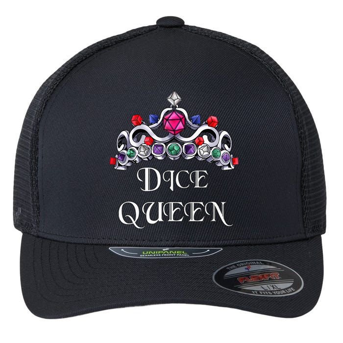 Dice Queen Role-playing Flexfit Unipanel Trucker Cap