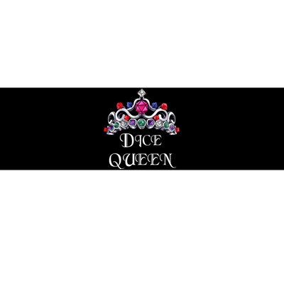 Dice Queen Role-playing Bumper Sticker