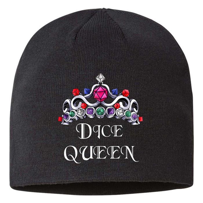 Dice Queen Role-playing Sustainable Beanie