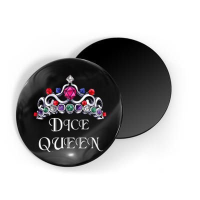 Dice Queen Role-playing Magnet