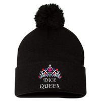 Dice Queen Role-playing Pom Pom 12in Knit Beanie