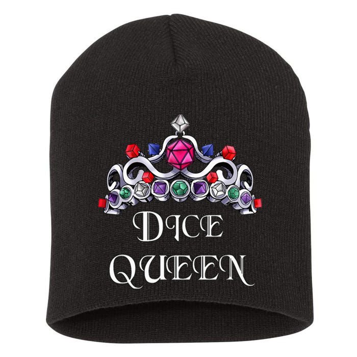 Dice Queen Role-playing Short Acrylic Beanie