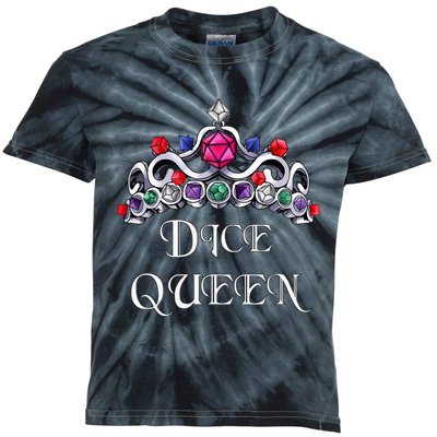 Dice Queen Role-playing Kids Tie-Dye T-Shirt